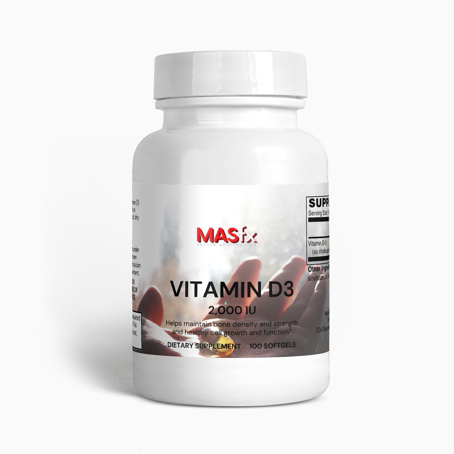 MASfx Vitamin D3 2,000 IU
