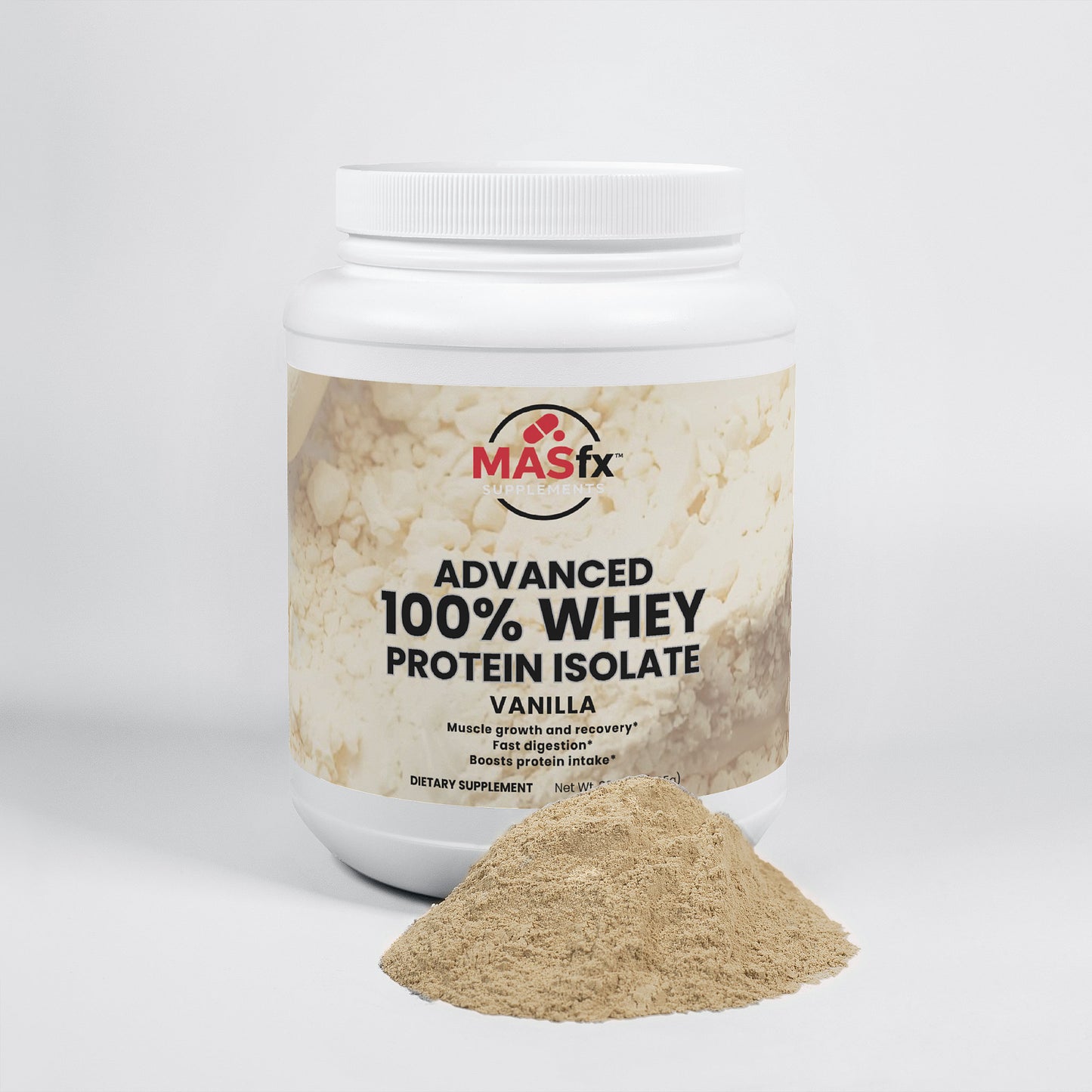 MASfx Advanced 100% Whey Protein Isolate (Vanilla)