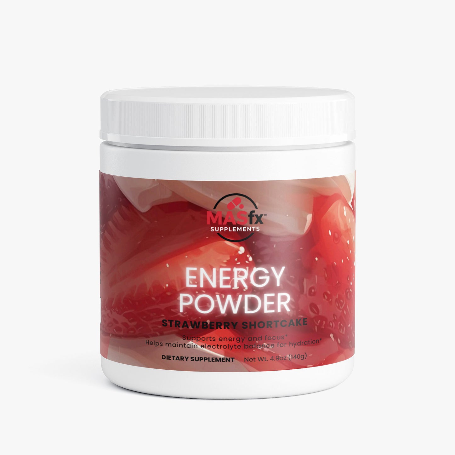 MASfx Energy Powder (Strawberry Shortcake)