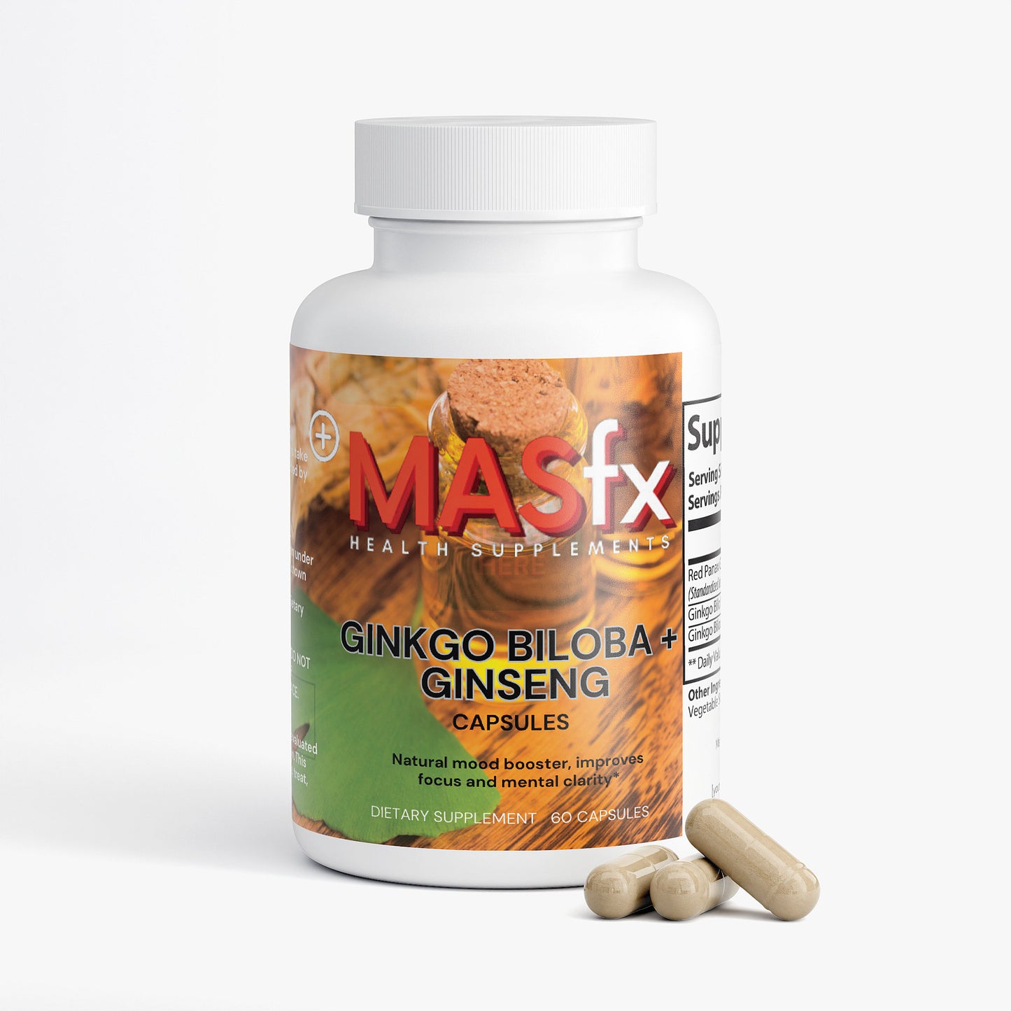 MASfx Ginkgo Biloba + Ginseng