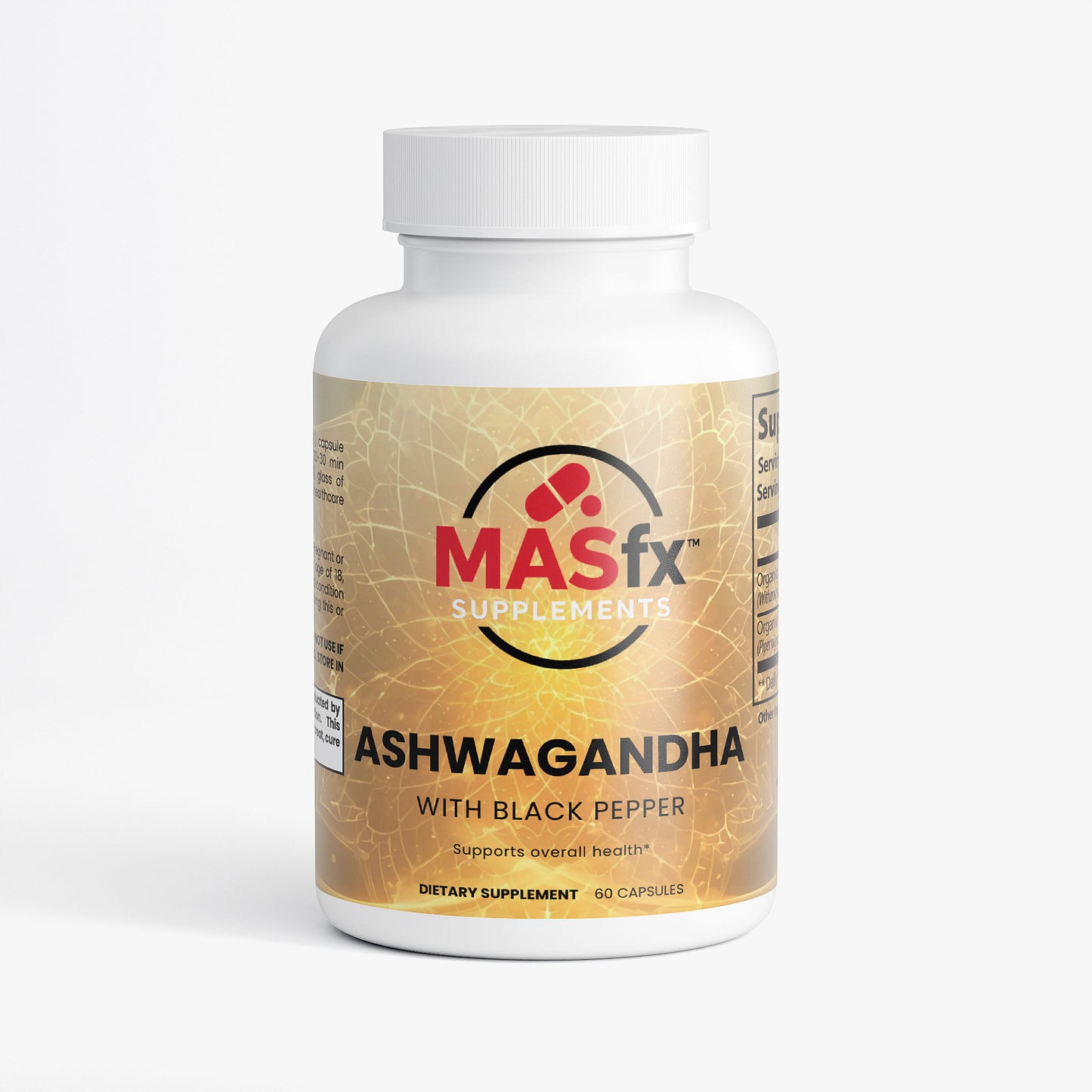 MASfx Pure Ashwagandha w/ Black Pepper