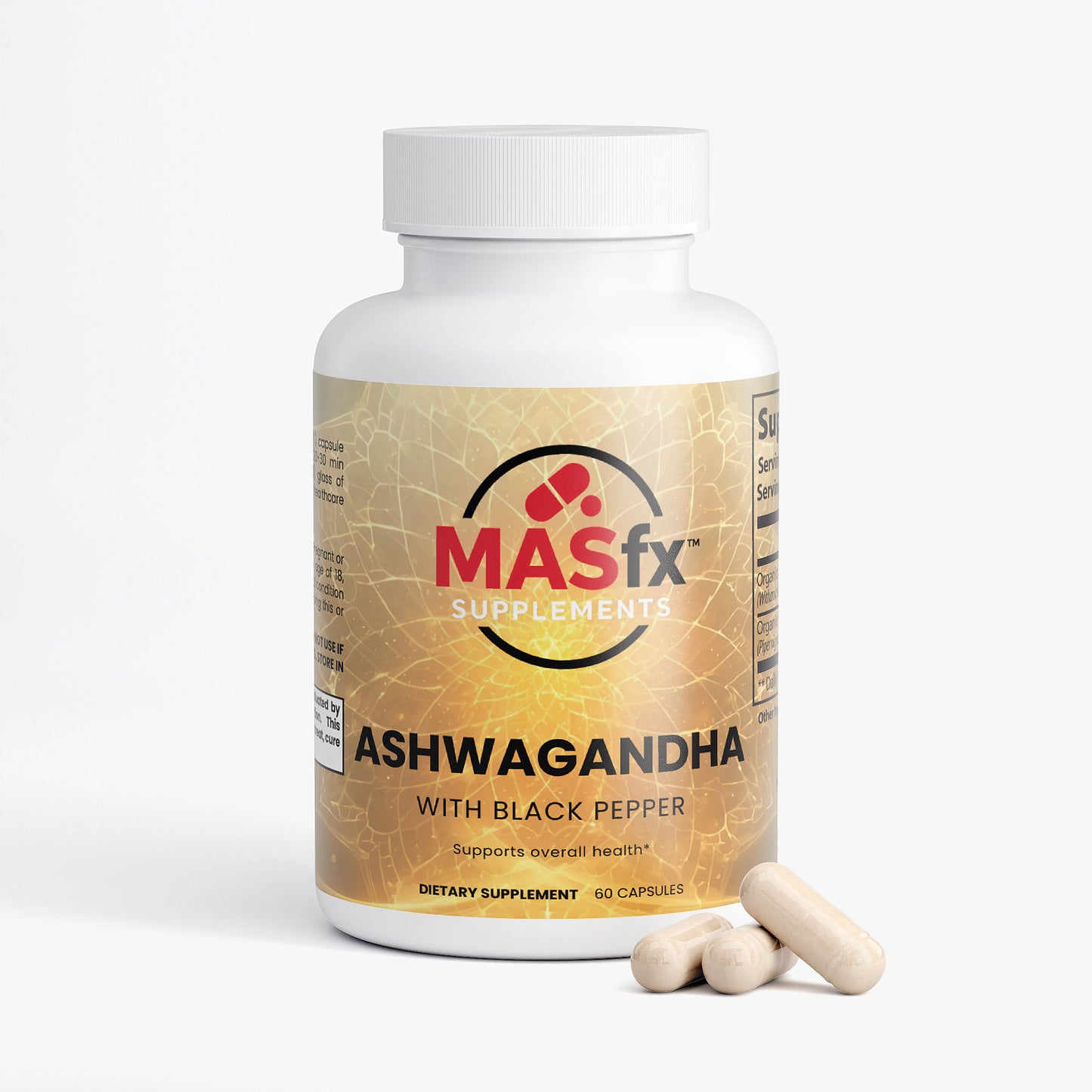MASfx Pure Ashwagandha w/ Black Pepper