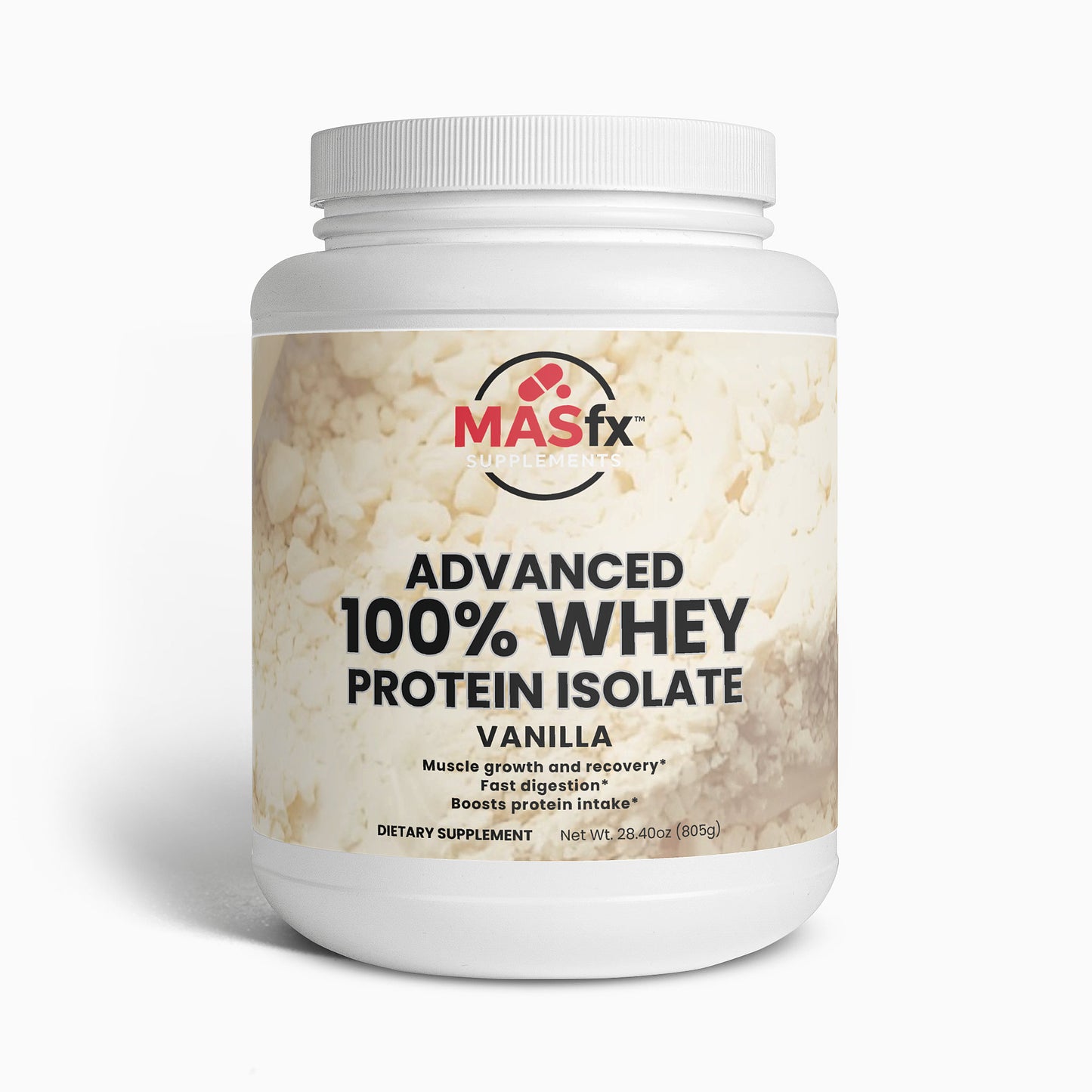MASfx Advanced 100% Whey Protein Isolate (Vanilla)