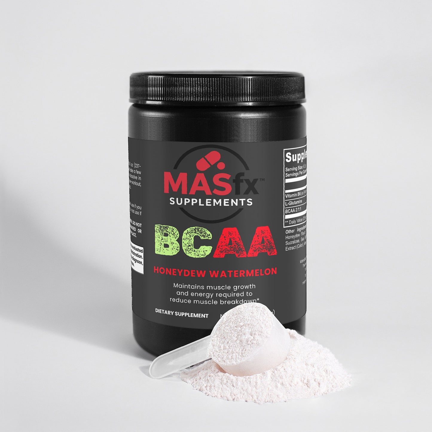 MASfx BCAA Post-Workout Powder (Honeydew/Watermelon)