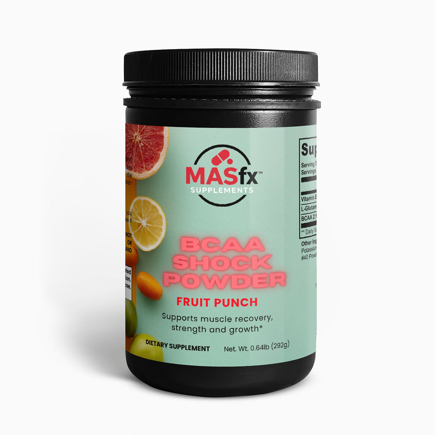 MASfx BCAA Shock Powder (Fruit Punch)