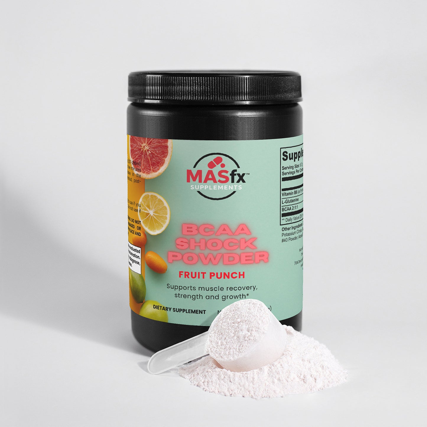 MASfx BCAA Shock Powder (Fruit Punch)
