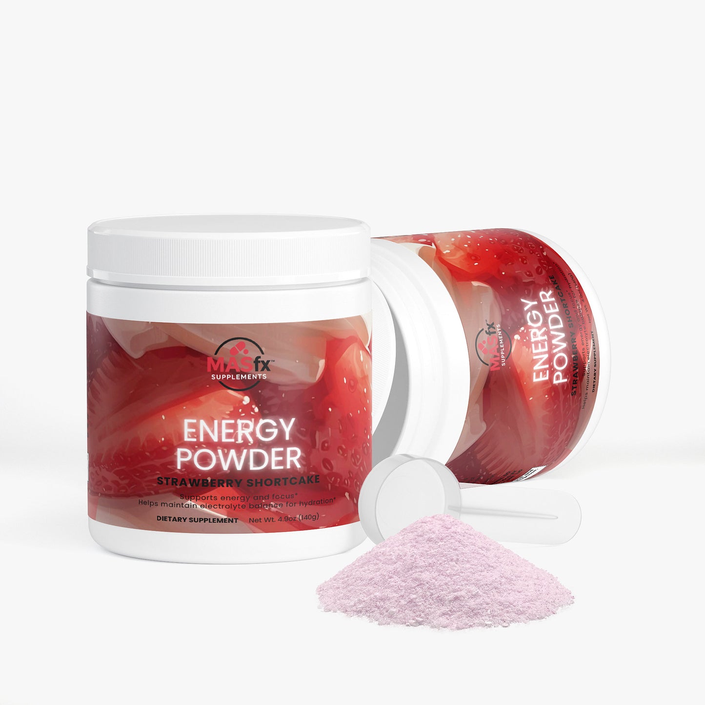 MASfx Energy Powder (Strawberry Shortcake)
