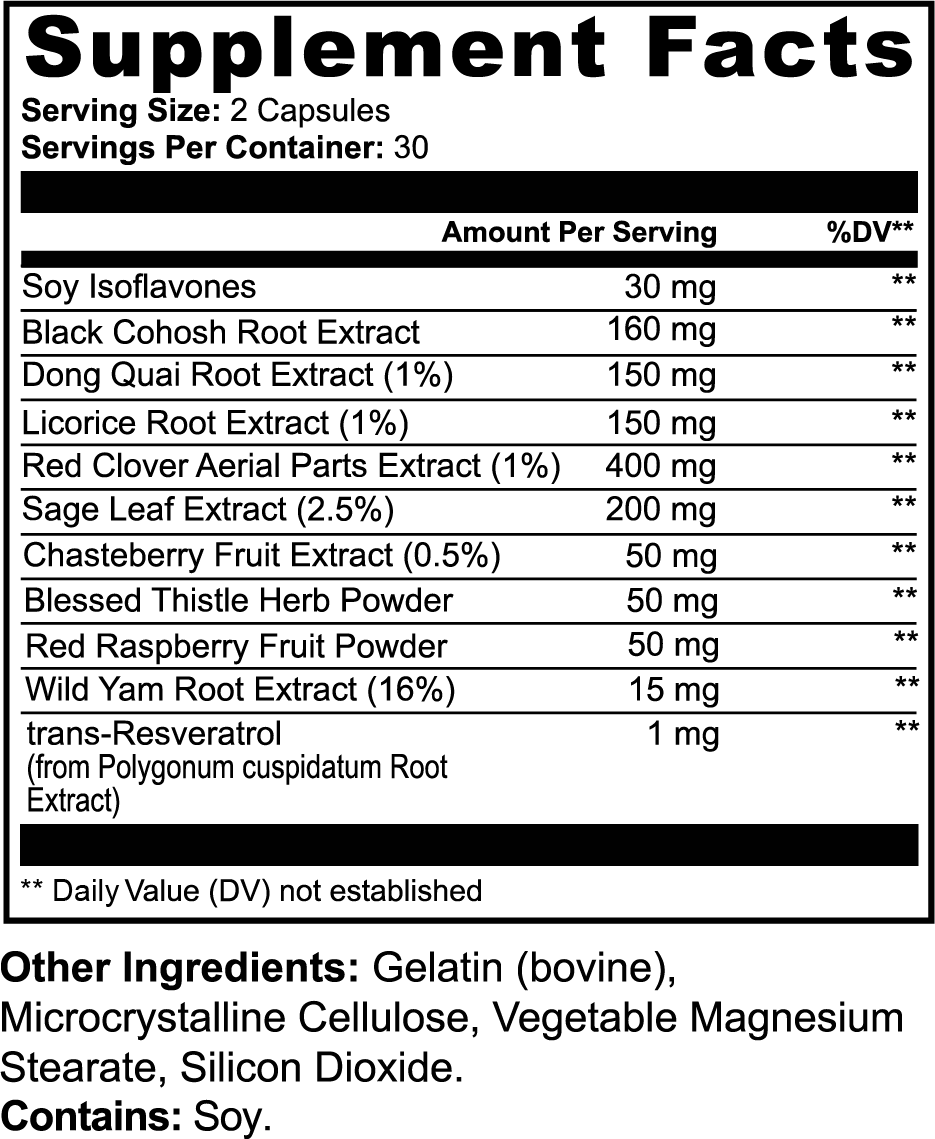 MASfx Women's Vitality Formula