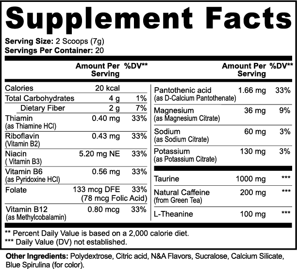 MASfx Energy Powder (Cotton Candy)